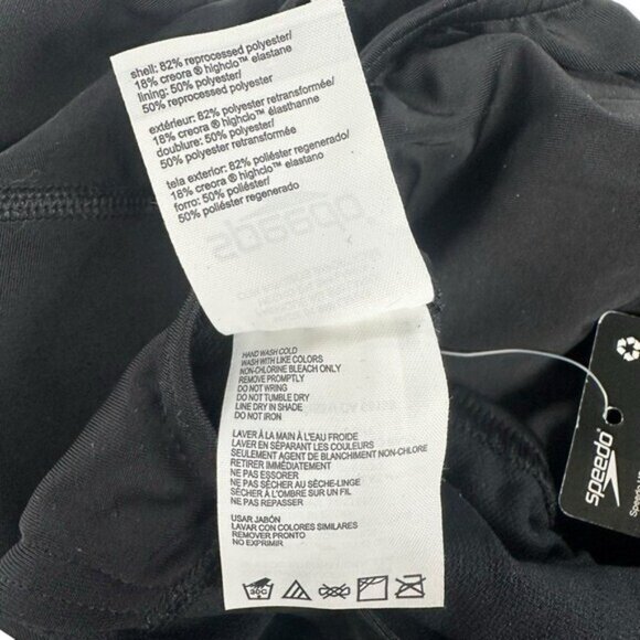 Speedo Women's 12 One Piece Swimsuit Prolt Super Solid Pro Adult Eco Team Black - Picture 7 of 8